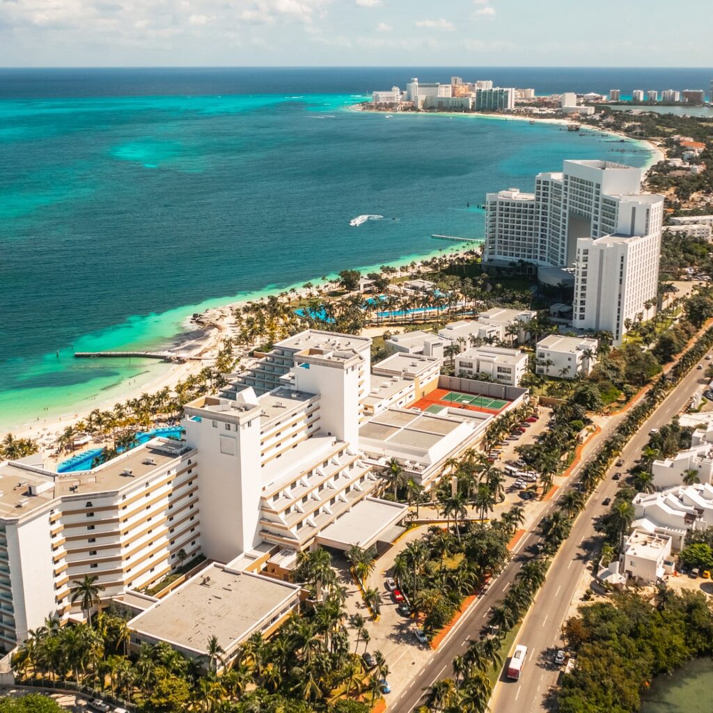 Resort area in Cancun